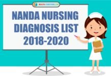 nanda nursing diagnosis list 2018-2020